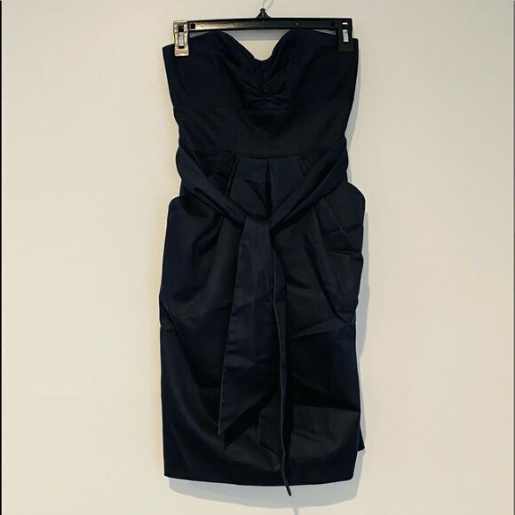 Suzi Chin for Maggie Boutique Chambray Denim Dress - Picture 1 of 7